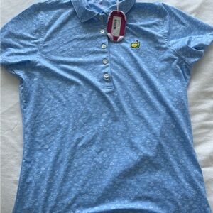 Women's Blue Masters Magnolia Lane Tech Polo Shirt